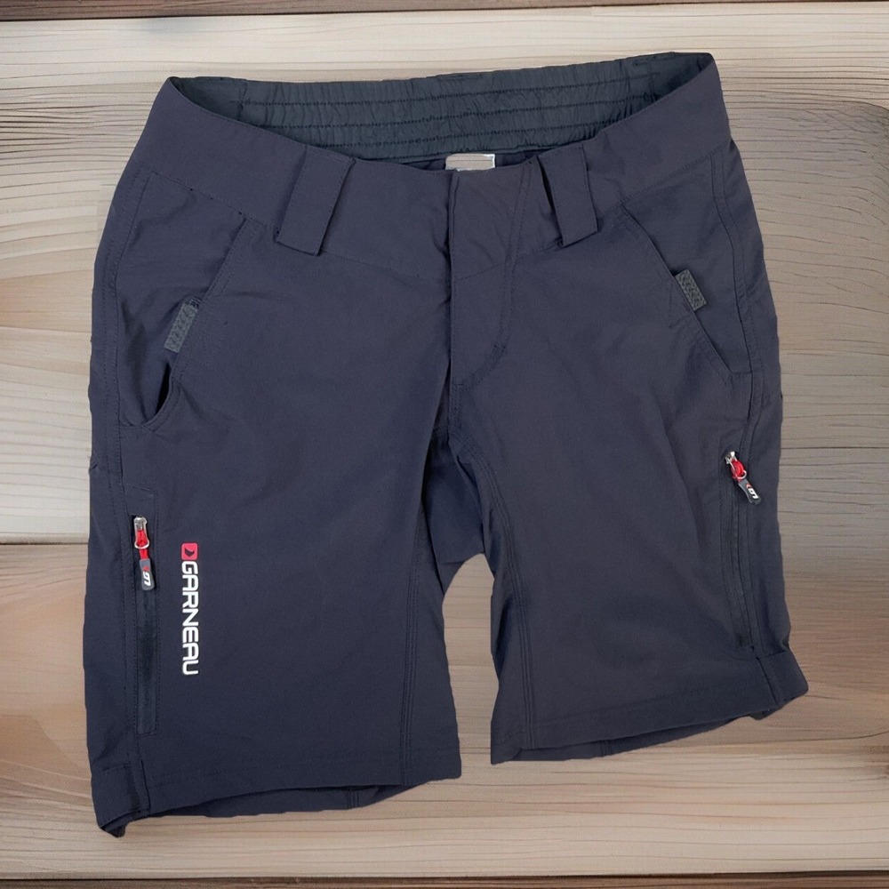 Louis Garneau Zappa Shorts Women Sz S Mountain Bike Cycling Pockets Athletic